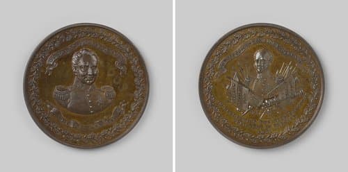 Tiendaagse veldtocht, ter ere van Willem I Frederik, koning der Nederlandenen de kroonprins by anonymous