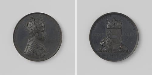 Kroning van Ferdinand I, keizer van Oostenrijk tot koning van Bohemen te Praag by Josef Daniel Boehm