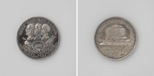 Oprichting van een monument voor Carl Philipp von Schwarzenberg by Monogrammist LS
