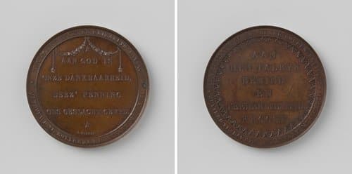 Vijftigjarig huwelijk van Henry Levyssohn en Elizabeth Lavino by Jacob Wiener