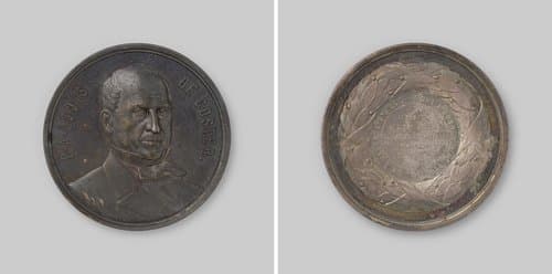 Overlijden van P.A. Louis de Coster by Henri Charles Wurden