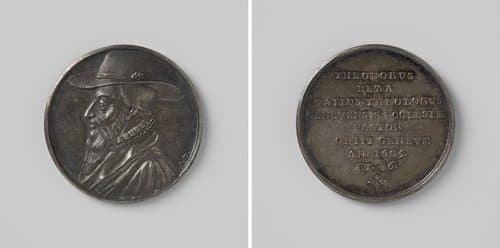 Overlijden van de hervormer Theodorus Beza by Jean Dassier