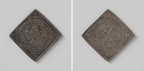 Taler van Johan George I, keurvorst van Saksen, over de doop van zijn zoon August by anonymous