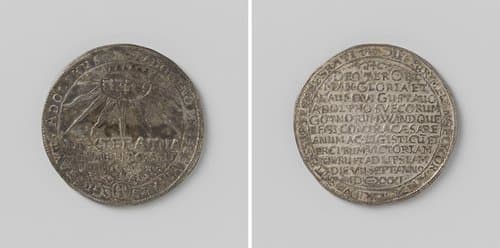 Herdenking te Erfurt van de overwinning van Gustaaf Adolf op de keizerlijken in de slag bij Breitenfeld by anonymous