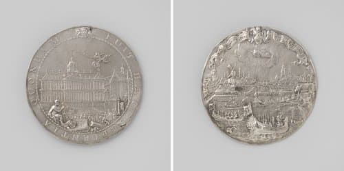 Inwijding van het nieuwe stadhuis te Amsterdam by anonymous