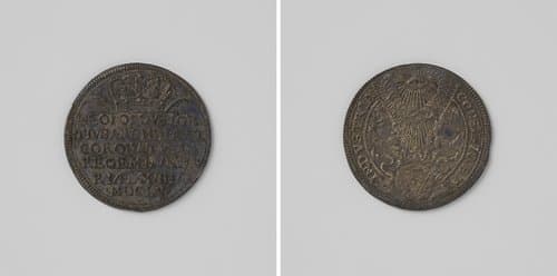 Leopold I ingehuldigd als koning van Hongarije by anonymous