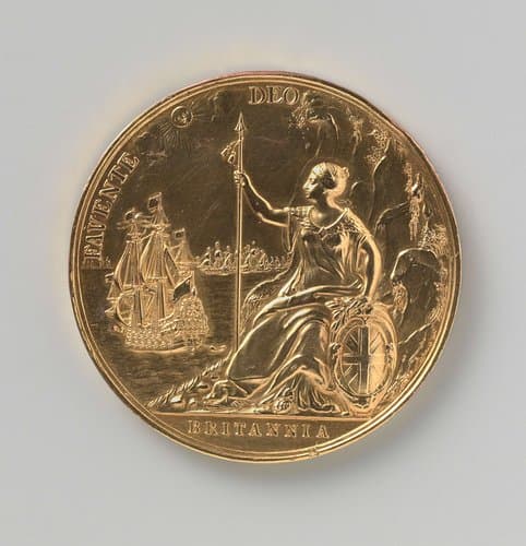 Vrede van Breda, ter ere van Karel II, koning van Engeland by Jean Roëttiers