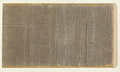 Blad met ruitenpatroon (één van acht identieke bladen) by anonymous