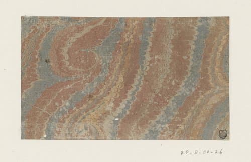 Spiraalkammarmer in rood by anonymous