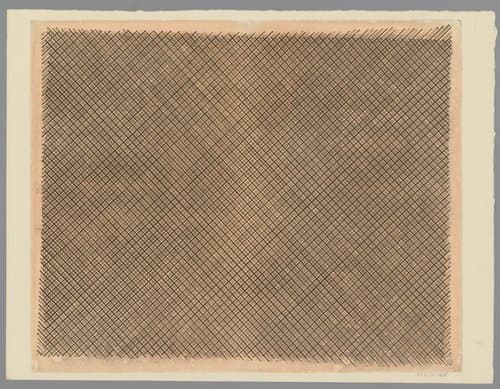 Blad met ruitpatroon by anonymous