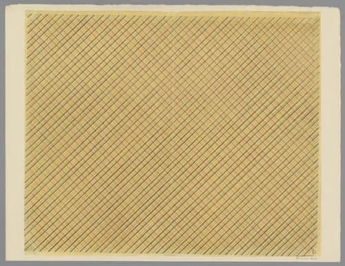 Blad met ruitpatroon by anonymous