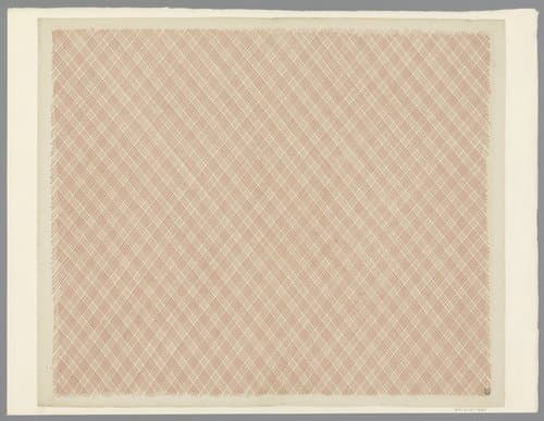 Blad met ruitpatroon by anonymous