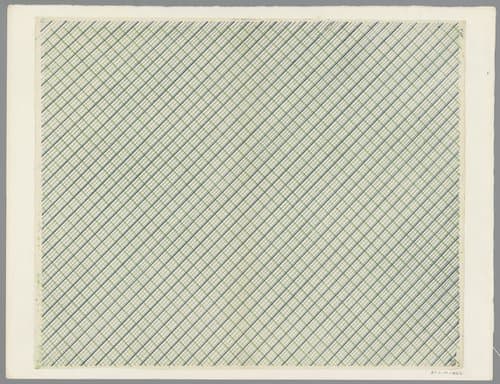 Blad met ruitpatroon by anonymous