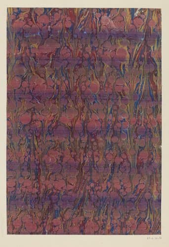 Kiezel-streepmarmer geel, blauw, rood, zwart en roze by anonymous