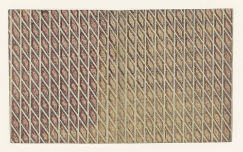 Blad met ruitenpatroon by anonymous