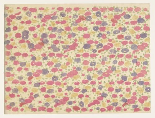 Strooipatroon van bloemen by anonymous