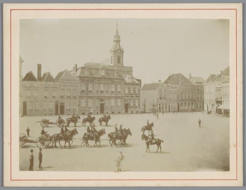 Markt te Bergen op Zoom by Karel Alexander Enklaar