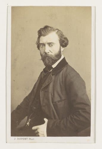 Portret van de schilder Adrien de Braekeleer by Joseph Dupont