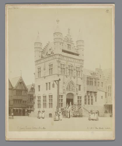 Historisch tafereel op de Wereldtentoonstelling van 1897 in Brussel by AL