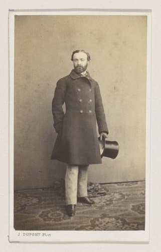 Portret van de schilder Charles Verlat by Joseph Dupont