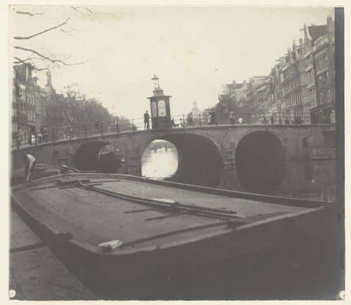 View of the Torensluis Bridge over the Singel Canal in Amsterdam by George Hendrik Breitner