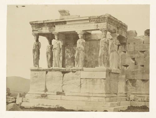Erechtheion op de Akropolis te Athene by Dimitrios Constantin