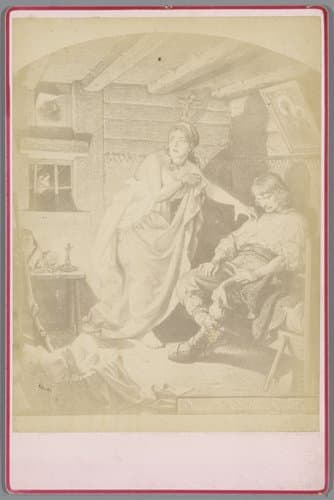 Fotoreproductie van de tekening door Arthur Grottger uit de serie Litouwen by anonymous