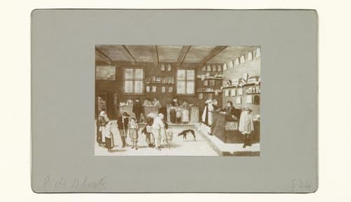 Schilderij Het kantoor van de advocaat door Pieter de Bloot by Dora de Gijselaar