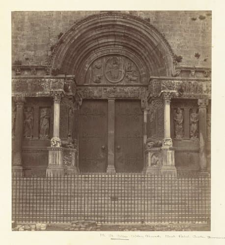 St. Gilles Abbey Church, West Portal, Centre Doorway by anonymous