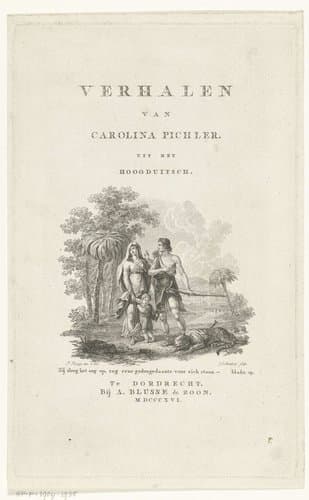 Titelpagina voor: Carolina Pichler by Johannes Christiaan Bendorp