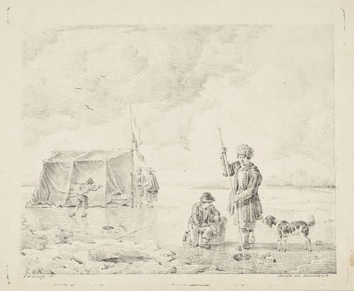 IJslandschap by Leendert de Koningh