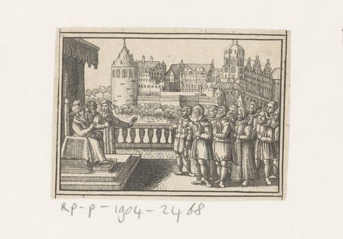 Audiëntie bij een vorst by Daniel Sudermann