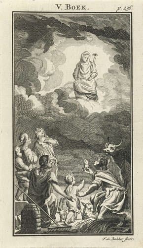 De verkondiging aan de herders by Frans de Bakker