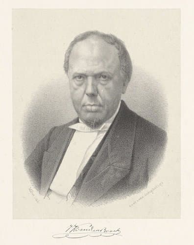 Portret van J. K. van den Broek by Maarten Bos Jz.