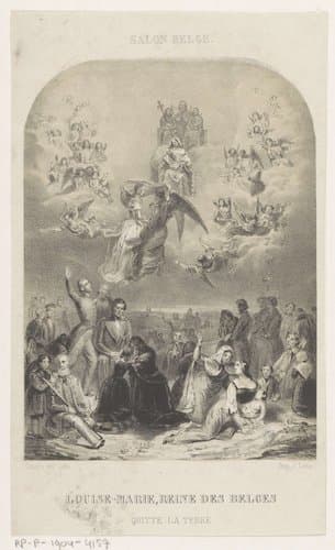 Hemelvaart van koningin Louise Marie van Orléans by Adrien Canelle