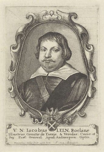 Portretten van leden van de familie Roelants by Wenceslaus Hollar