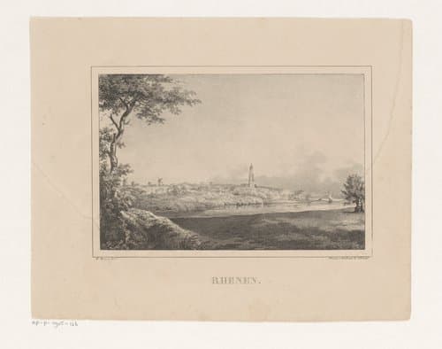 Gezicht op Rhenen by Michel Mourot