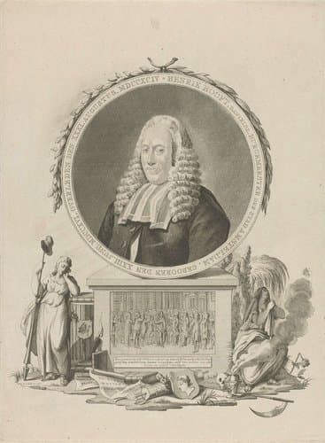 Gedenkteken voor Hendrik Danielsz. Hooft by Hendrik Leffert Meyling