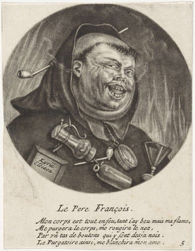 Caricatures of the French clergy under Louis XIV by Jacob Gole