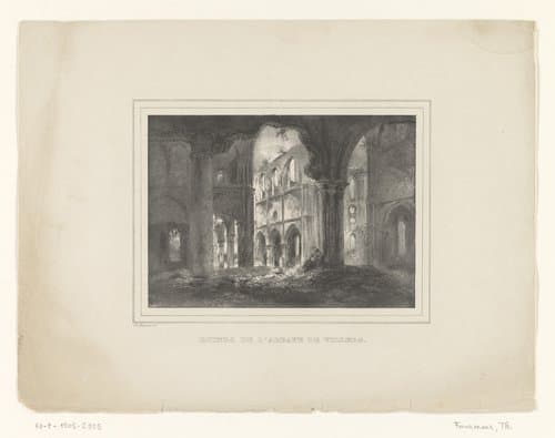 Ruines de l'abbaye de Villers by Théodore Fourmois