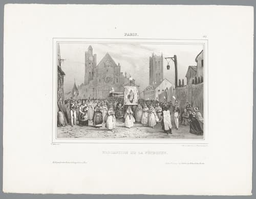 Plekken in Parijs by Victor Adam