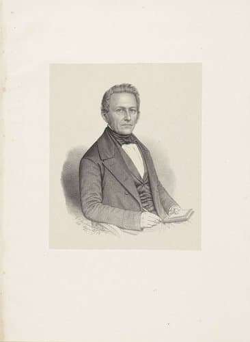 Portret van I.M. Richelle by Johann Peter Berghaus