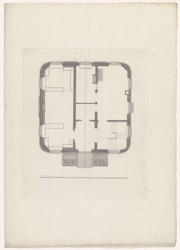 Afbeeldingen van de rechtbank te Westzaan by Theodoor Koning