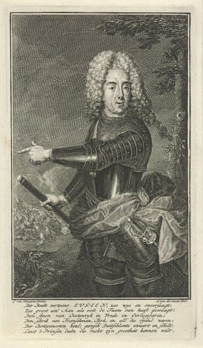 Portret van Eugenius van Savoye by Adolf van der Laan