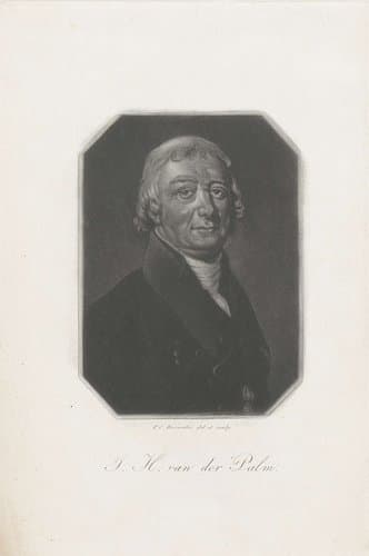 Portret van Johannes Hendricus van der Palm by Frederik Christiaan Bierweiler