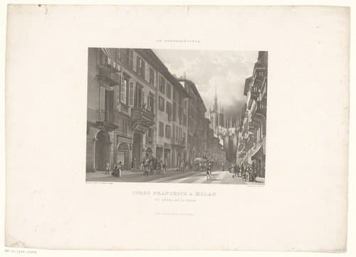 Corso Francesco a Milan et Hôtel de la Ville