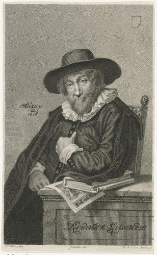 Portret van Roemer Visscher by Pieter van der Meulen