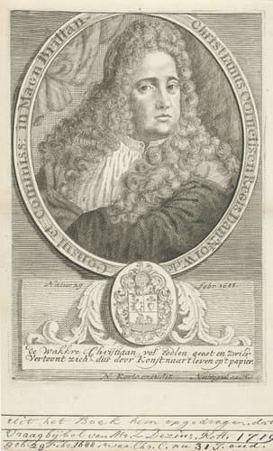 Portret van Christianus Cornelisen by Aernout Naghtegael