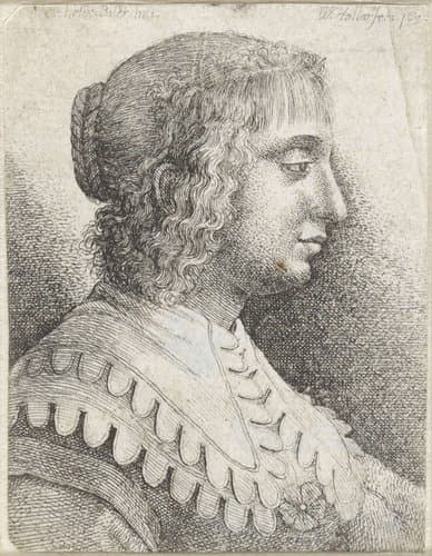Klein reisboek met verschillende portretten by Wenceslaus Hollar