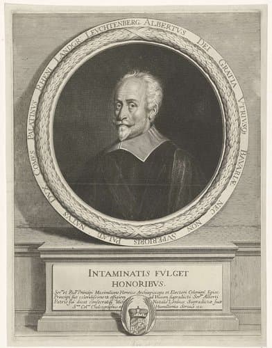 Portret van hertog Albrecht VI van Beieren by Michel Natalis